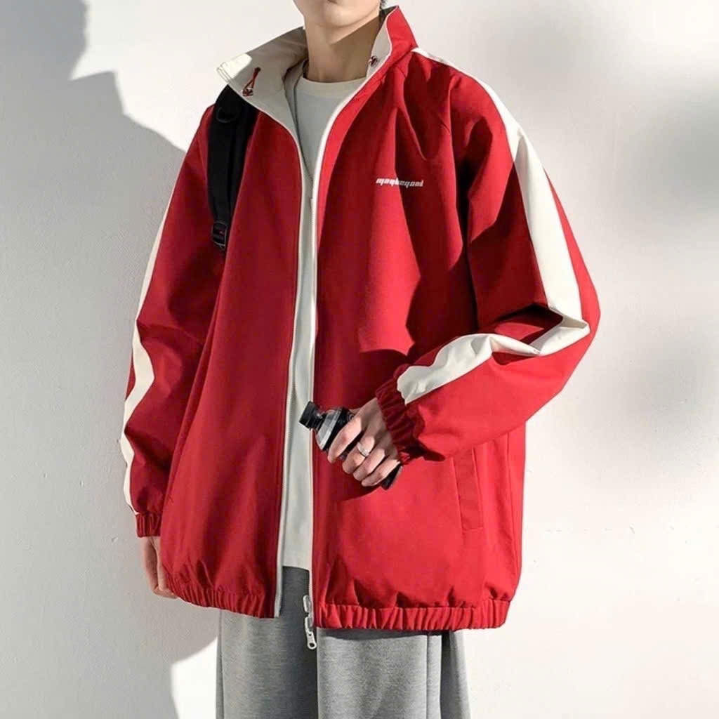 Áo Khoác DÙ CỔ CAO 2 MẶT UNISEX Cực Đẹp BASIC Phong Cách