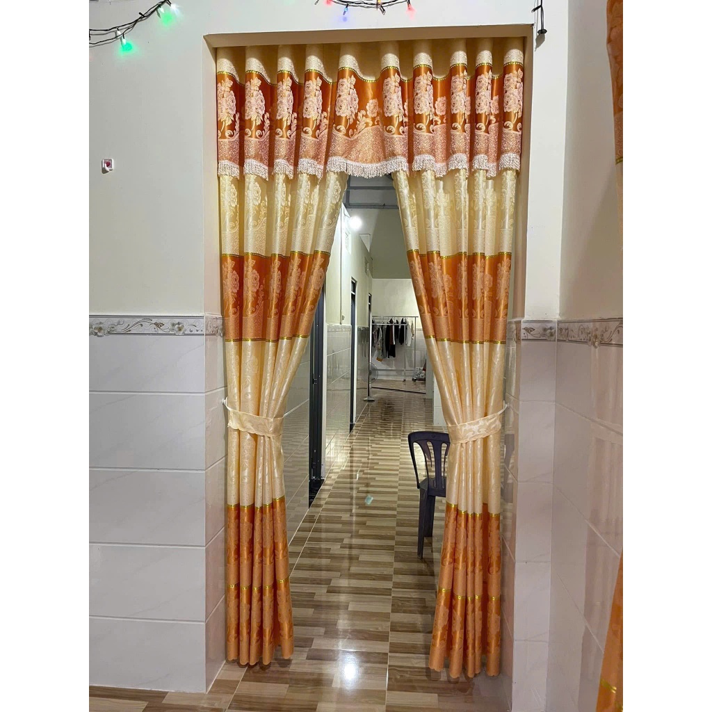 TRỌN BỘ RÈM CỬA BUỒNG  ( CHƯA CÓ THANH TREO ) RÈM CỬA VIỆT HÀN