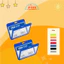 Thẻ Đeo Bảng Tên Ngang 2 Mặt Trong Suốt UHOO 6637 - Văn Phòng Phẩm Sao Mai