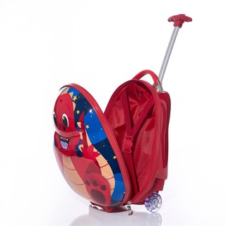 Vali Trẻ Em Heys Travel Tots S Dinosaur Red Nhựa PC cao cấp, Trọng Lượng Siêu Nhẹ Cho Bé, Du Lịch Tiện Lợi, Chính Hãng