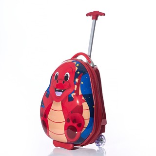 Vali Trẻ Em Heys Travel Tots S Dinosaur Red Nhựa PC cao cấp, Trọng Lượng Siêu Nhẹ Cho Bé, Du Lịch Tiện Lợi, Chính Hãng