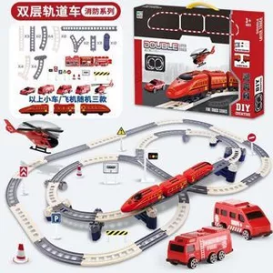 Đồ Chơi Đường Ray Tàu hỏa Xe Lửa Cao Tốc 2 Tầng Lắp Ráp - Đồ Chơi Cho Bé - Đồ Chơi PUPU HOUSE