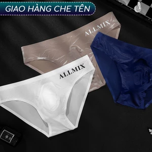 Quần lót nam sexy thun lạnh siêu mỏng thoáng mát, quần sịp nam băng lụa mềm thoáng ôm body