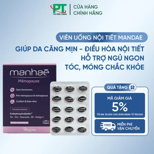 Viên uống nội tiết MANHAE giúp da căng mịn, Điều hòa nội tiết, Hỗ trợ ngủ ngon, Tóc, Móng chắc khỏe