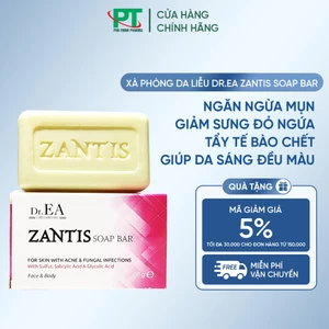 Xà phòng Dr.EA ZANTIS Soap Bar Ngăn ngừa mụn, Giảm đỏ ngứa, Tẩy tế bào chết, Giúp da sáng đều màu