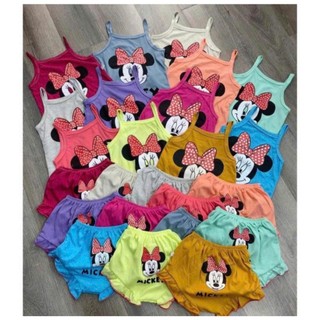 COMBO 5 BỘ 2 DÂY QUẦN CHIP CHO BÉ GÁI 6-18KG CHÂT LIỆU CTON 2 CHIÊU BÊN EM GIAO MÀU NGÂU NHIÊN VẢI XÔN