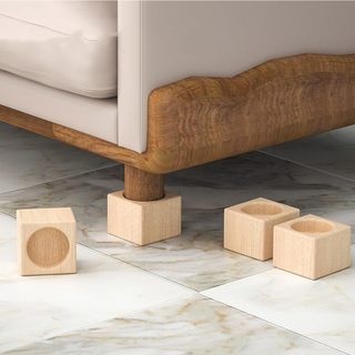 combo 4 [Nâng cao chân bàn] Tăng chiều cao chân giường Bàn tủ(dùng cho chân tròn)