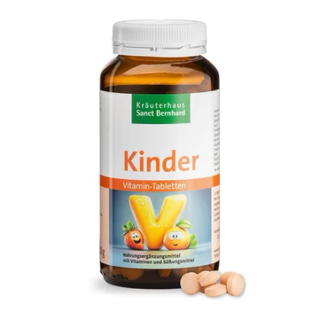 Vitamin tổng hợp dành cho trẻ em Kinder Vitamin Sanct Bernhard – Bổ sung vi chất hoàn hảo cho bé - Lọ 240 Viên