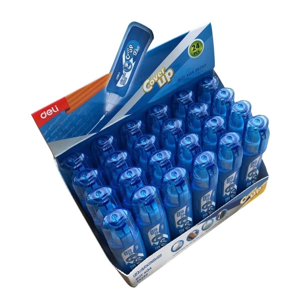 Bút Xóa Nước Deli 39292 – Dung Tích 12ml, Mau Khô, Xóa Nhanh, Học Sinh Sinh Viên Văn Phòng