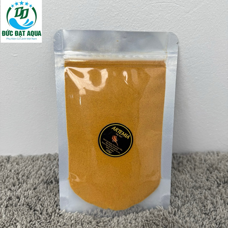 Cám cá ARTEMIA ,cam rán trùng huyết , siêu đạm , tảo xoắn sấy khô,  50-100g giàu dinh dưỡng- TOP 1thức ăn cho cá con 4