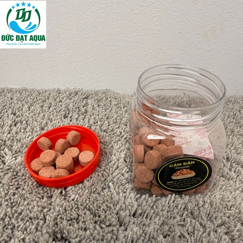 Cám cá ARTEMIA ,cam rán trùng huyết , siêu đạm , tảo xoắn sấy khô,  50-100g giàu dinh dưỡng- TOP 1thức ăn cho cá con 8