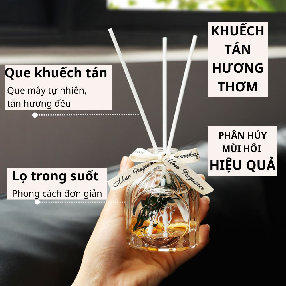 Tinh Dầu Thơm Thiên Nhiên Varomas 100ml Bản Sang Trọng Để Phòng Que Gỗ Tự Khuếch Tán Khử Mùi KT122