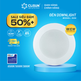 Đèn LED Âm Trần CLISUN | Downlight DD9 3 Chế Độ Màu Siêu Mỏng Tiết Kiệm Điện Tuổi Thọ Cao 30000H