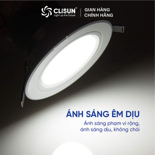 Đèn LED Âm Trần CLISUN | Downlight DD9 3 Chế Độ Màu Siêu Mỏng Tiết Kiệm Điện Tuổi Thọ Cao 30000H