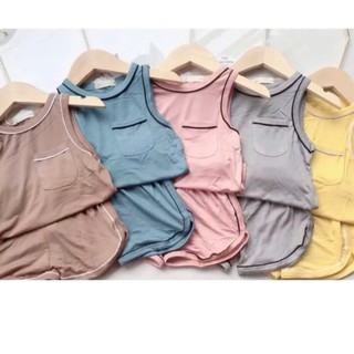 COMBO 3 BỘ BA LỐ CÓ TÚI CHẠY VIỀN PHỐI TRẮNG CHO BÉ TRAI VÀ GÁI SIZE 6-18KG MÀU NGẪU NHIÊN