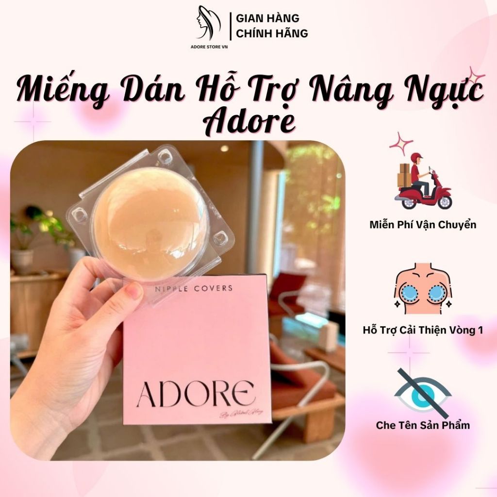 [CHE TÊN SP] Miếng dán ngực silicone nhiệt tự thân hỗ trợ nâng ngực ...