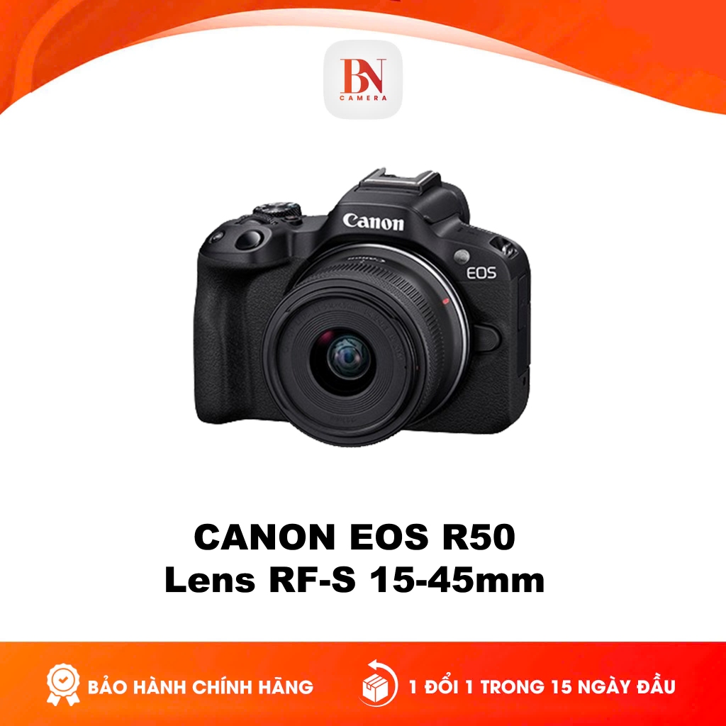 [Mã giảm lớn] Canon EOS R50 + Lens RF-S 18-45mm Chính hãng | Nhập khẩu ...