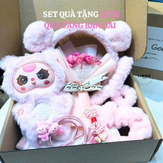 Set Quà Tặng Cute LINDO, Quà tặng bạn gái 8/3, 20/10, Sinh Nhật, Valentine, Các dịp đặc biệt
