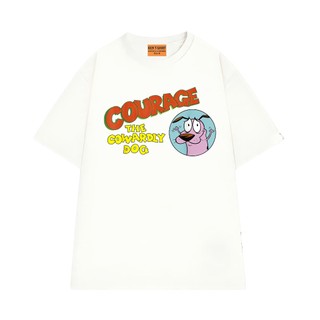 Áo Thun NGỐ TEE Hoạt Hình Chú Chó Nhút Nhát Courage Vui Nhộn Chất Vải Cotton 75 Thoáng Mát