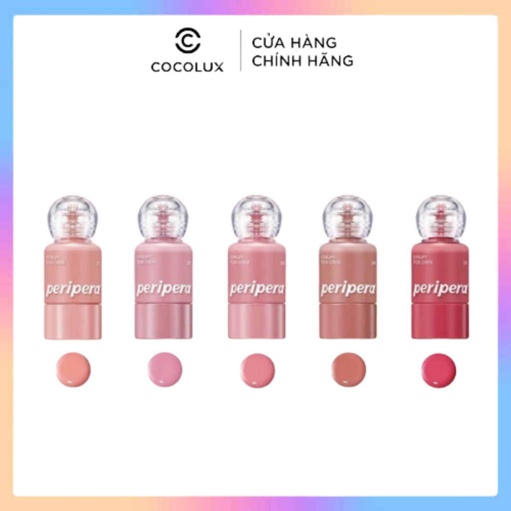 Phấn Má Peripera Syrupy Tok Cheek Dạng Kem Cocolux