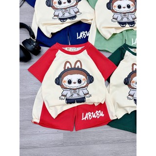 BỘ CTON PHỐI TRẮNG LABUBU SIÊU HOT CHO BÉ SIZE 6-18KG