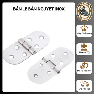 Bản Lề, Bản Lề Bán Nguyệt INOX 270 Độ - Bản Lề Lá Dày Dặn Chắc Chắn, Chịu Lực Tốt