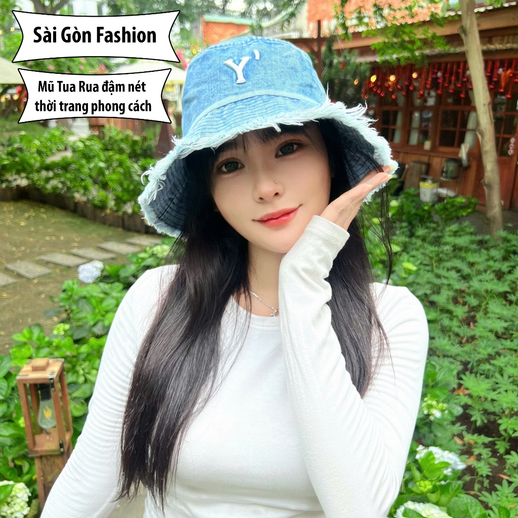 Nón Bucket Tai bèo tem Your | Mũ Bucket Vành cụp chất vải nhung Form Unisex Nam Nữ