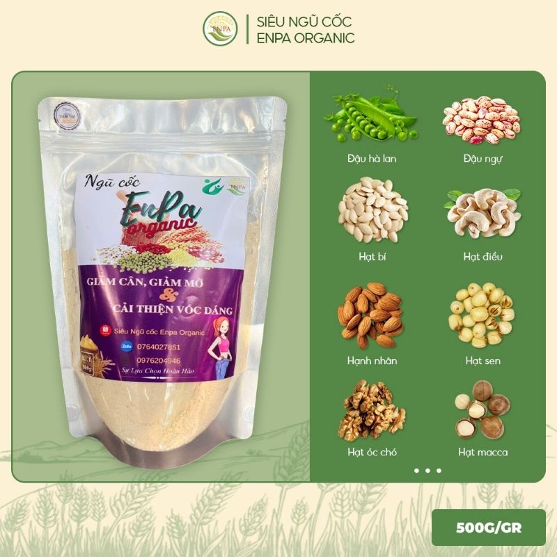 Siêu Ngũ cốc Giảm cân & Giảm mỡ EnPa ( Cải thiện vóc dáng thon gọn, đẹp da )