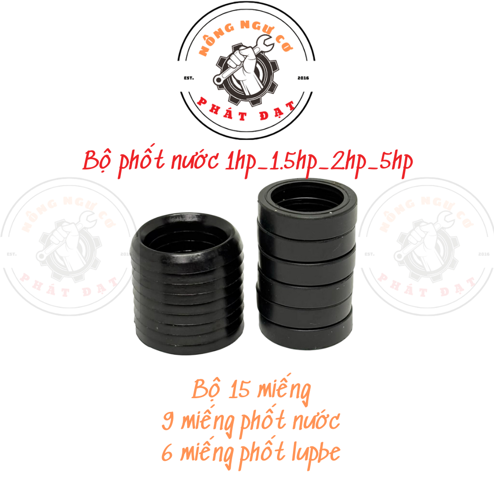 Bộ phốt nước đầu xịt | Phốt đầu rửa xe 1HP–5HP | Chống rò rỉ, kín nước, bền, hàng loại 1