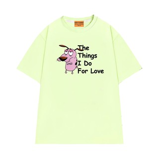 Áo Thun  NGỐ TEE Hoạt Hình Cartoon Network Vui Nhộn Chú Chó Nhút Nhát Chất Vải Cotton Thoáng Mát