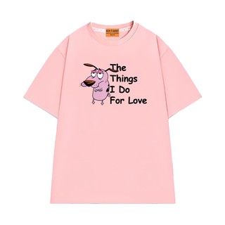 Áo Thun  NGỐ TEE Hoạt Hình Cartoon Network Vui Nhộn Chú Chó Nhút Nhát Chất Vải Cotton Thoáng Mát