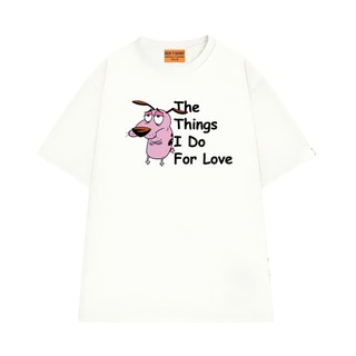 Áo Thun  NGỐ TEE Hoạt Hình Cartoon Network Vui Nhộn Chú Chó Nhút Nhát Chất Vải Cotton Thoáng Mát