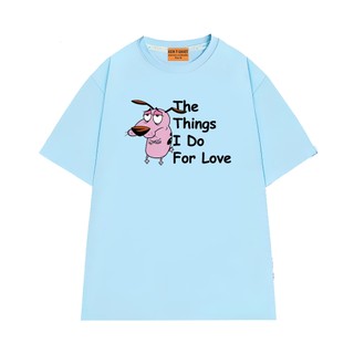 Áo Thun  NGỐ TEE Hoạt Hình Cartoon Network Vui Nhộn Chú Chó Nhút Nhát Chất Vải Cotton Thoáng Mát