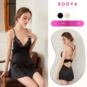 Váy Ngủ Nữ Sexy Dây Lưng Dáng Y Không Gọng, Không Mút Phong Cách Gợi Cảm Quyến Rũ N012