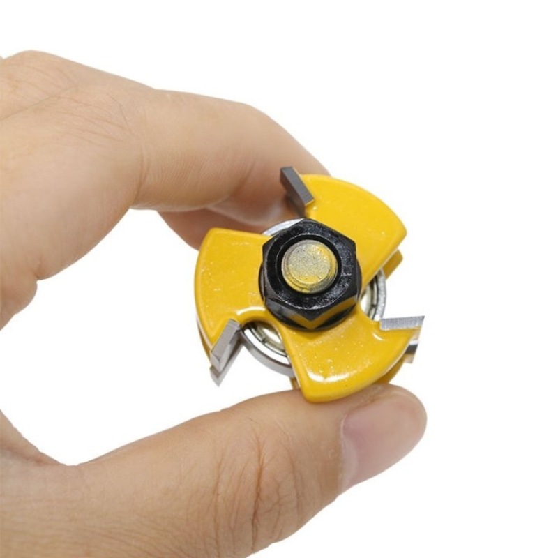 Mũi phay gỗ, Bộ 2 Mũi Phay Ghép Ván Gỗ Thẳng - Giải Pháp Hoàn Hảo Cho Kỹ Thuật Ghép Gỗ Chắc Chắn