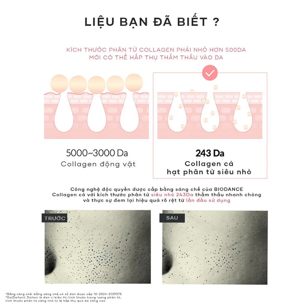 Ảnh BIODANCE Mặt Nạ Thạch Collagen Thu Nhỏ Lỗ Chân Lông Da Căng Bóng Collagen Real Deep Mask 34g 3