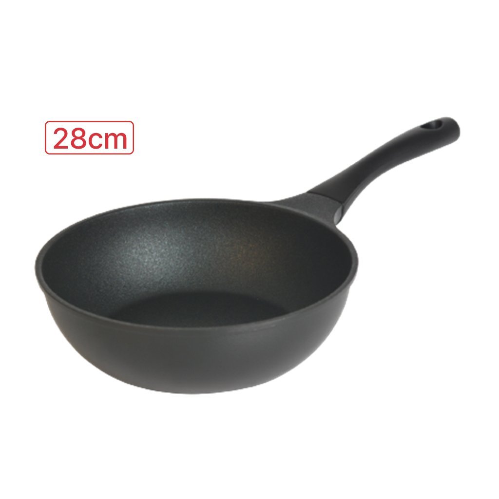 Ảnh Chảo sâu đúc đáy từ Happycook All Black 24cm TBWP-24cm/ 28cm - Hàng chính hãng - Giao hỏa tốc 2h HCM 3