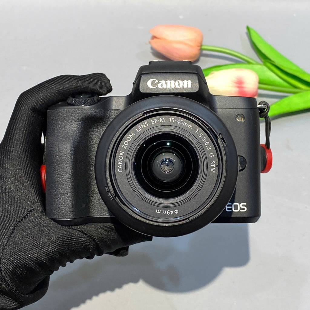 Máy ảnh Canon EOS M50 Mark II (Black) Kit 15-45mm IS