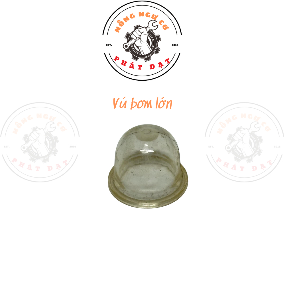 Vú bơm máy cắt cỏ – máy cưa xích | Vú bơm xăng cao su trong suốt | Độ đàn hồi cao – bền – dễ lắp