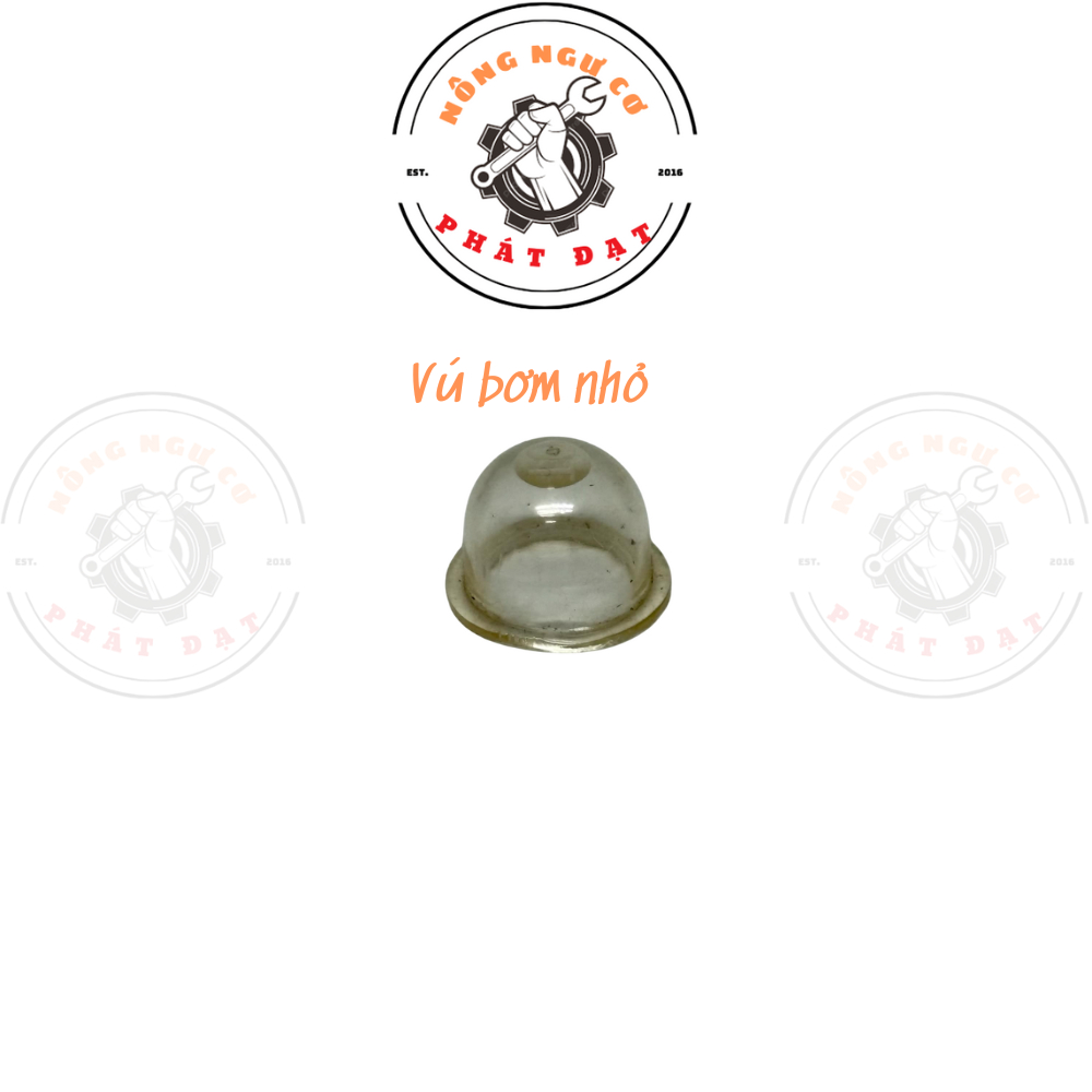Vú bơm máy cắt cỏ – máy cưa xích | Vú bơm xăng cao su trong suốt | Độ đàn hồi cao – bền – dễ lắp