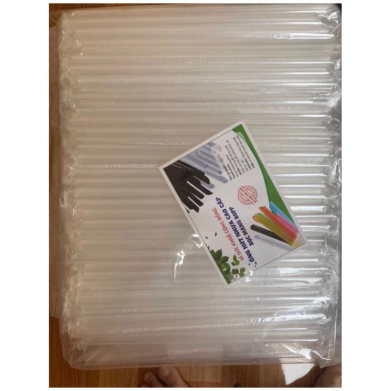 {Bịch 400g} Ống hút nhựa dùng một lần phi 6-8-12 dùng cho hàng quán giá sỉ