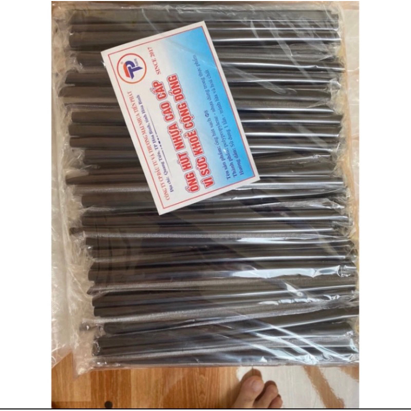 {Bịch 400g} Ống hút nhựa dùng một lần phi 6-8-12 dùng cho hàng quán giá sỉ