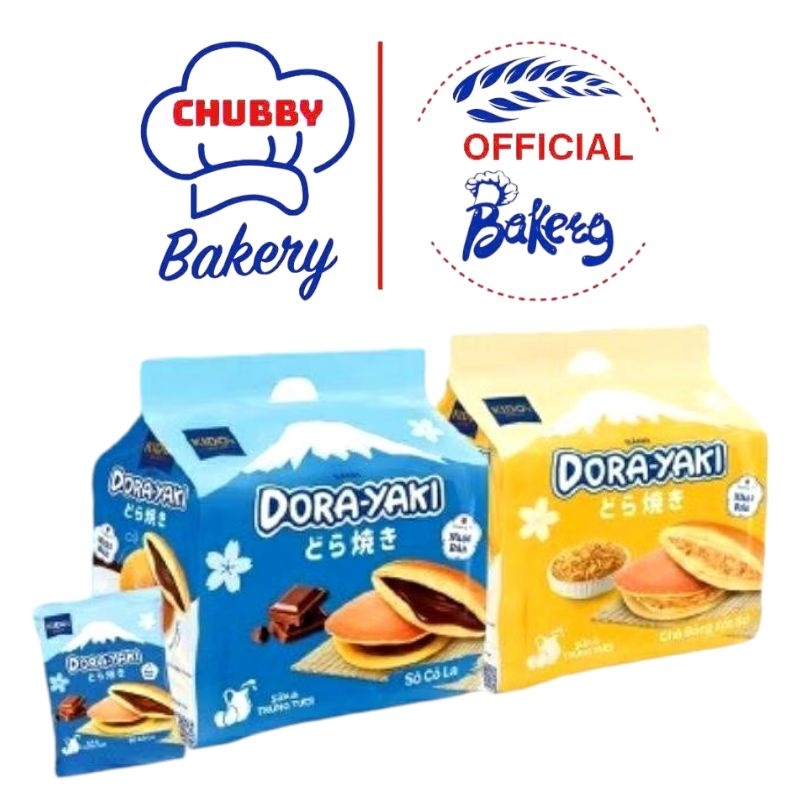 Bánh Dora - Yaki Vị Chà Bông Xốt Bơ & Vị Sôcôla - Bánh Mì Tươi KiDo ...