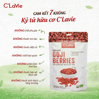 Kỷ Tử Hữu Cơ C'LaVie 170g - Xanhsam Natural & Organic