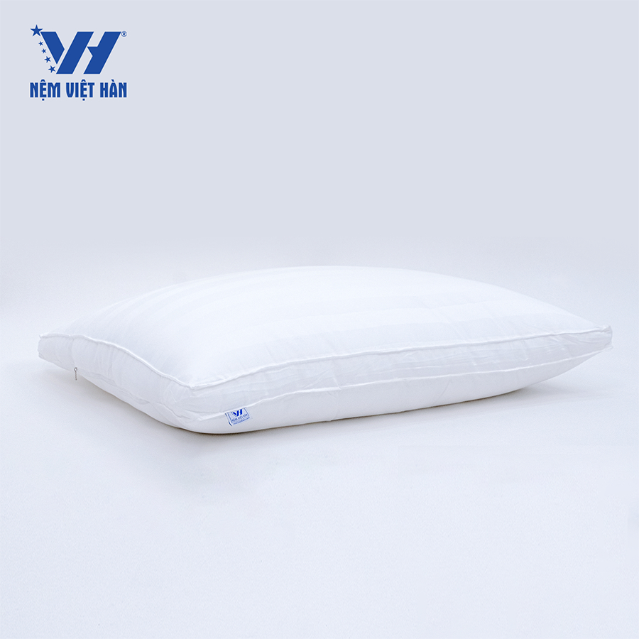 Ảnh Gối nằm Việt Hàn Rosana - Mềm min, Thông thoáng, Dịu êm - Từ sợi lông vũ nhân tạo 4
