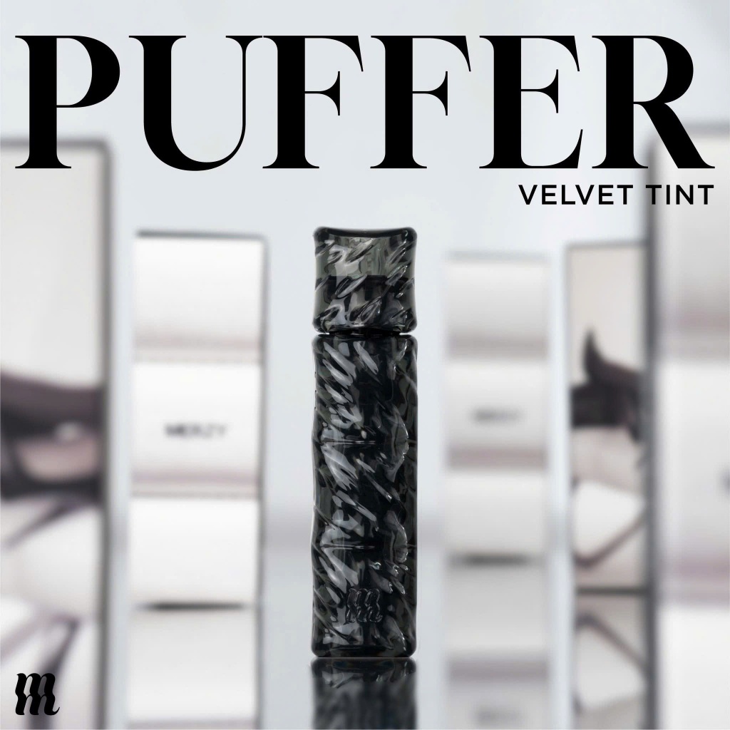 Ảnh [SON PHAO] Son Kem Lì, Bền Màu Merzy Puffer Velvet Tint 3.7g 2