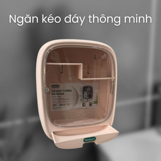 Tủ Dán Tường Hokori Có Nắp Chống Nước, Đựng Đồ Mỹ Phẩm Treo Tường, Tủ Thuốc Dán Tường 3635