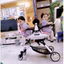 Xe Đẩy Đôi Cho Bé JIARUOQI Có Thể Gấp Gọn Được ( sẵn hàng)