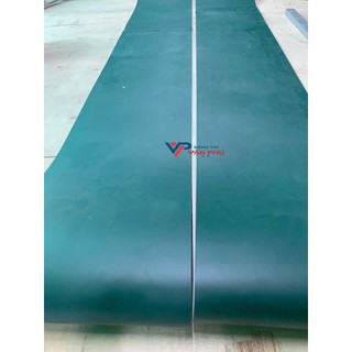 BĂNG TẢI PVC xanh trơn CHO MÁY DÒ KIM LOẠI dầy 2mm