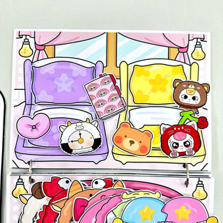 Đồ chơi giấy nhà của BabyThree mắt Lé và mắt Dora - Siêu nhiều trang phục xinh yêu 😍